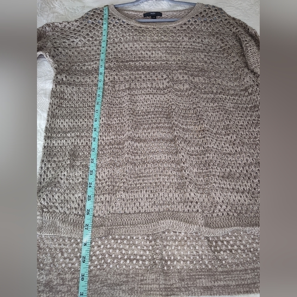 Mossimo Crochet Mid sleeves Top XL - Picture 6 of 8